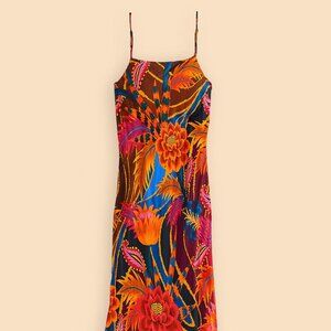 Floral Multicolor Maxi Dress
